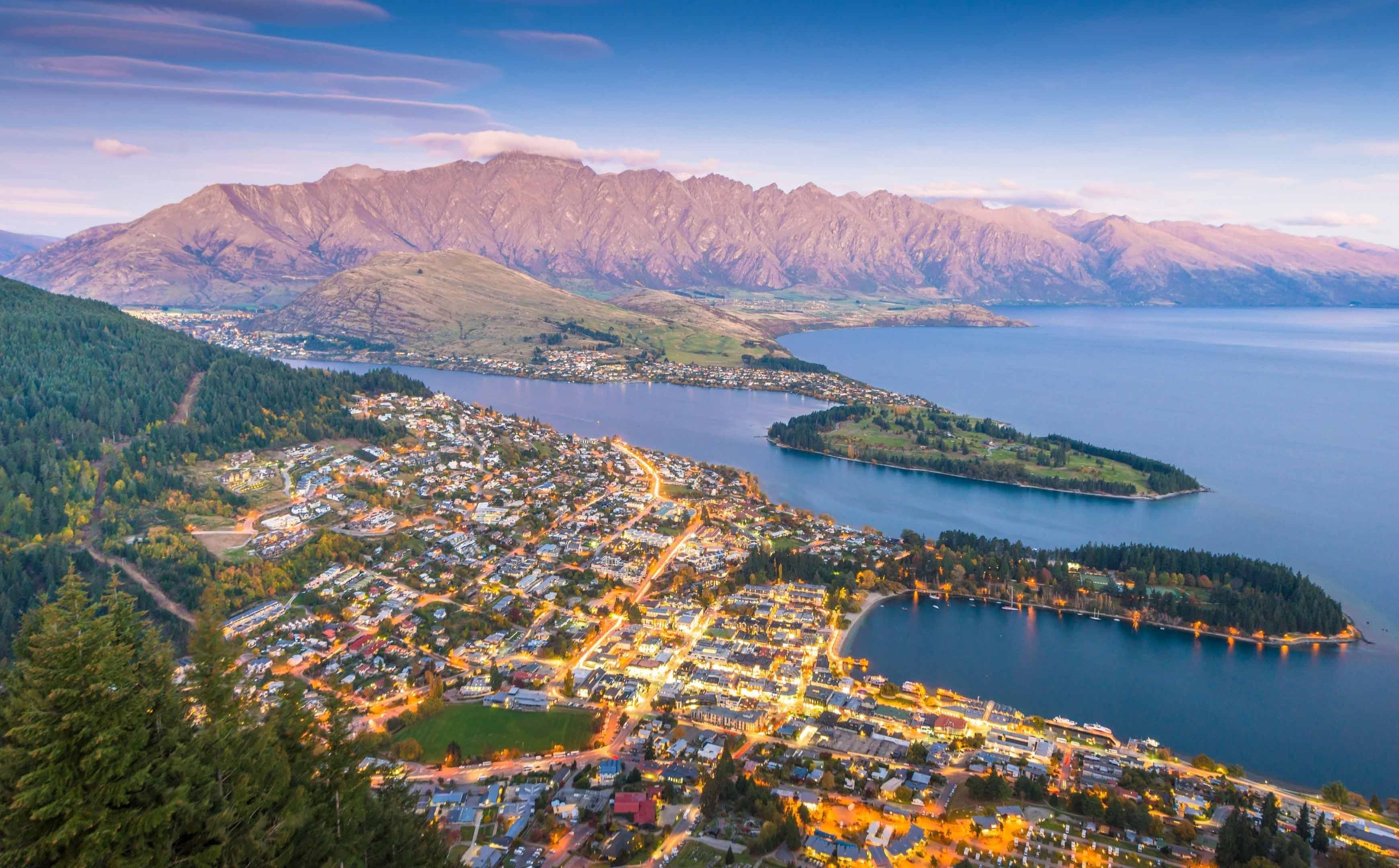 Aerial view of Queenstown